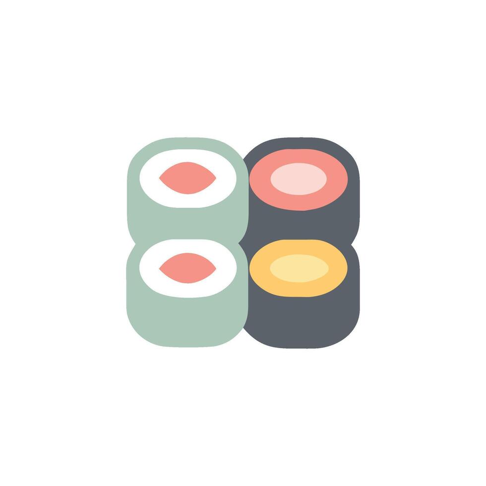 Classic Sushi Icon Design vector