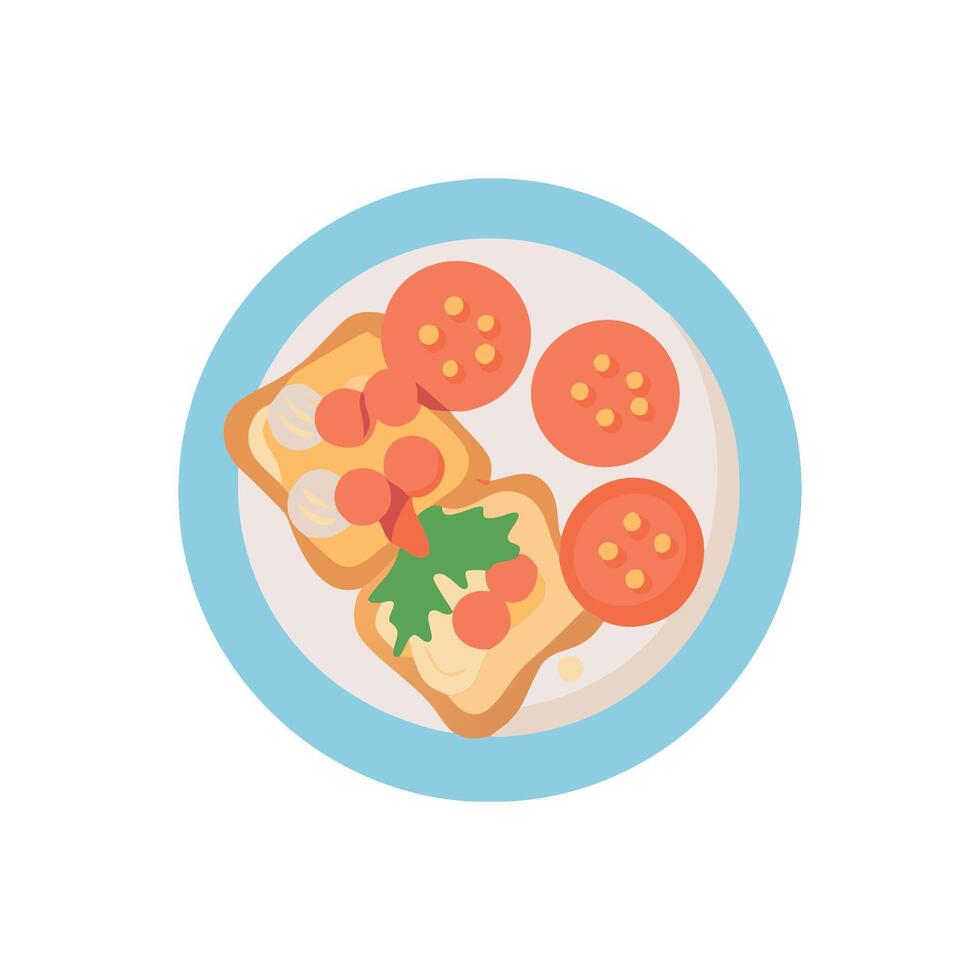 Savory Tapas Icon Design vector