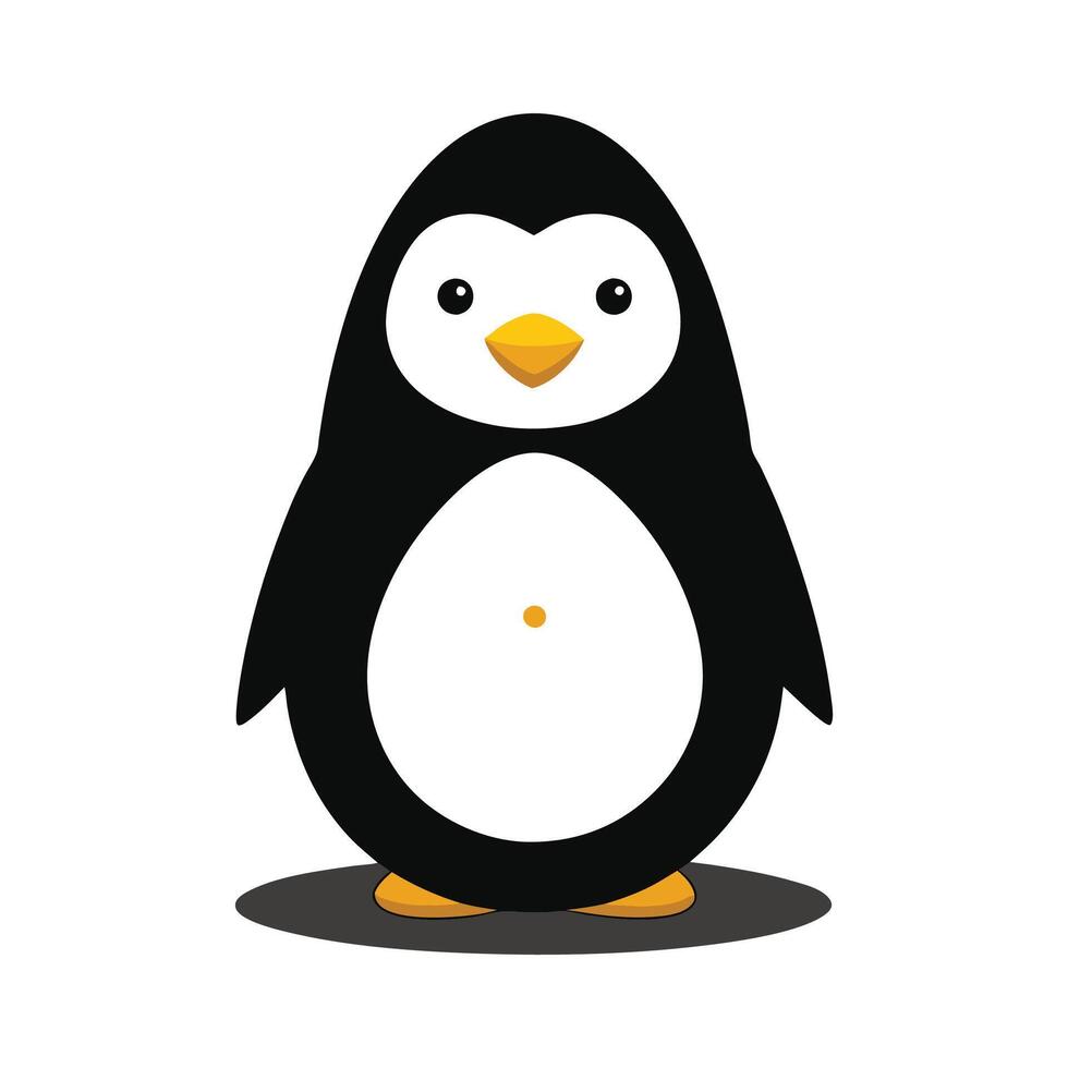 Charming penguin shaped bedside lamp vector