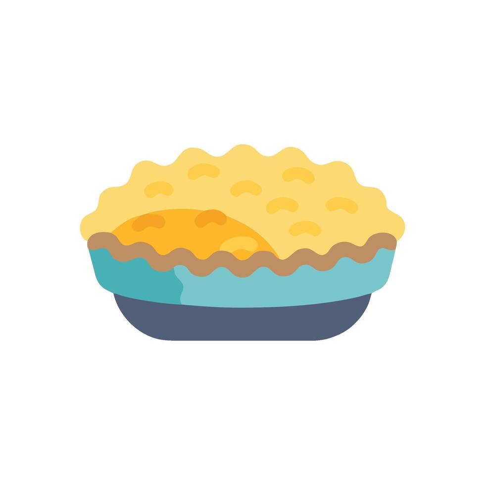 Classic Shepherd's Pie Icon Design vector