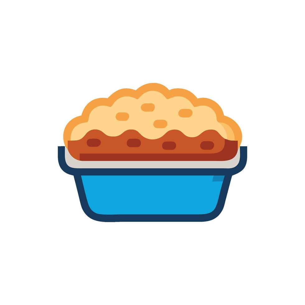 Savory Shepherd's Pie Icon Design vector