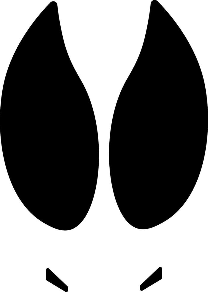 bull footprint paw icon logo illustration cat clip art caw cartoon graphic line on transparent background vector