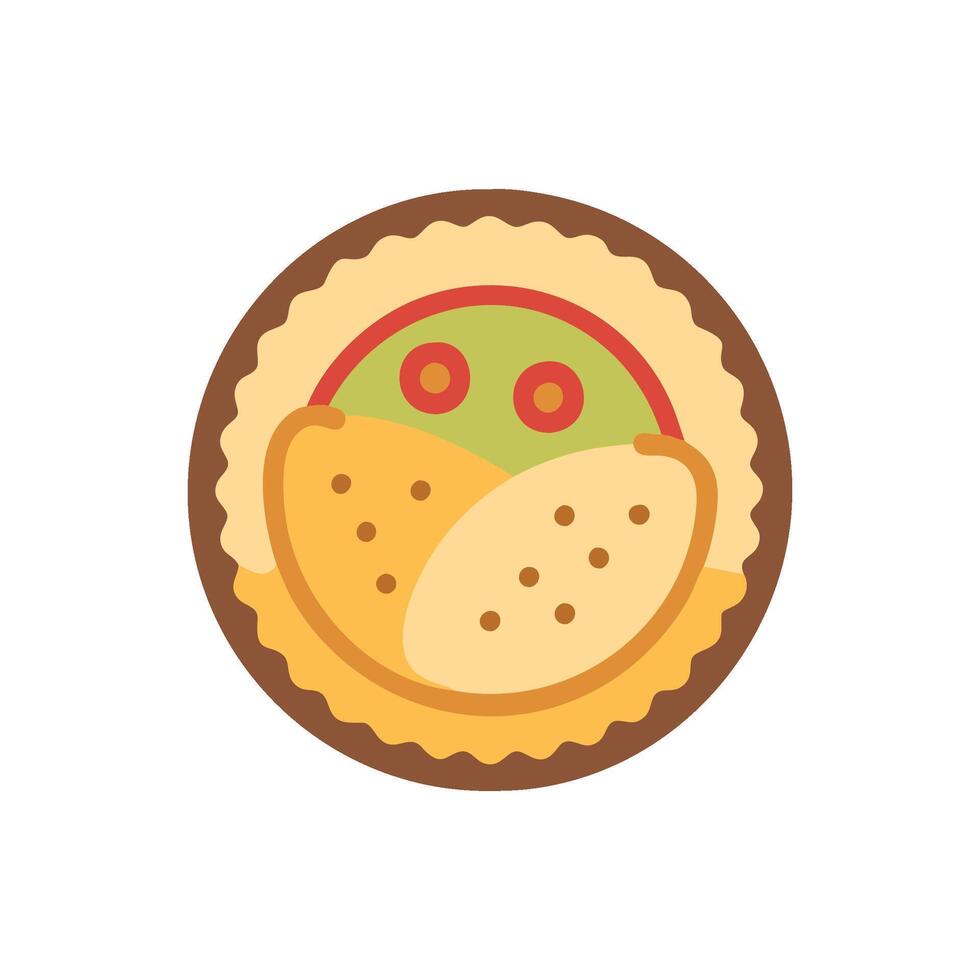 Classic Tortilla Icon Design vector