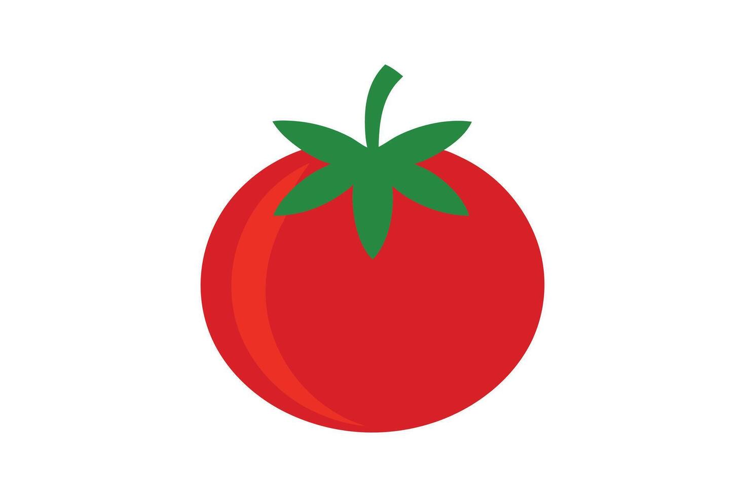Fresh Tomato Icon Design vector