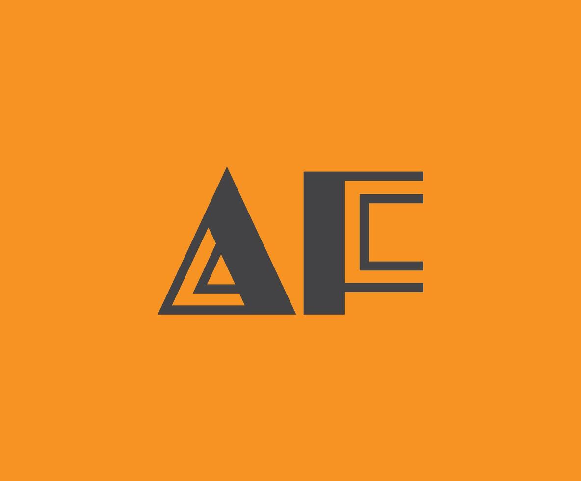 AF Creative Modern letter logo vector