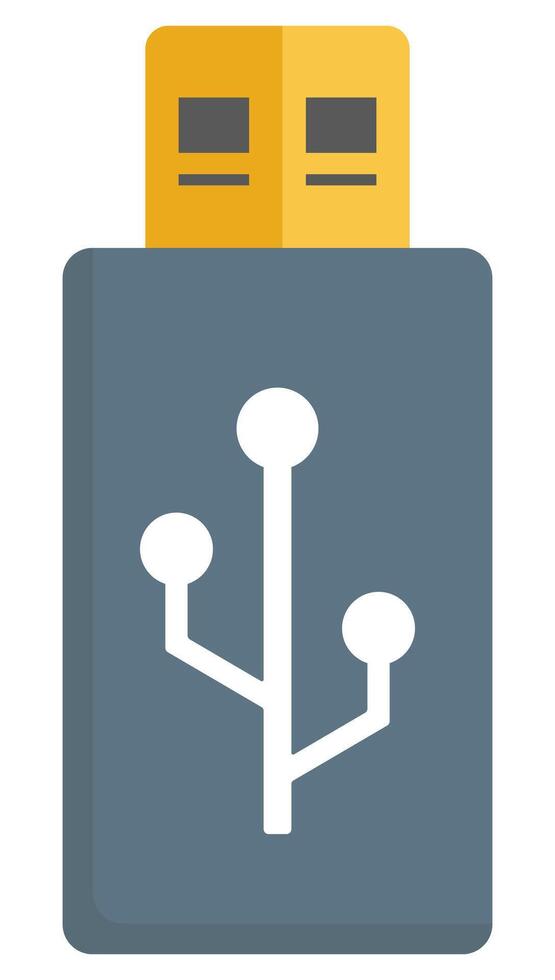 Flashdisk icon illustration isolated on white background. vector