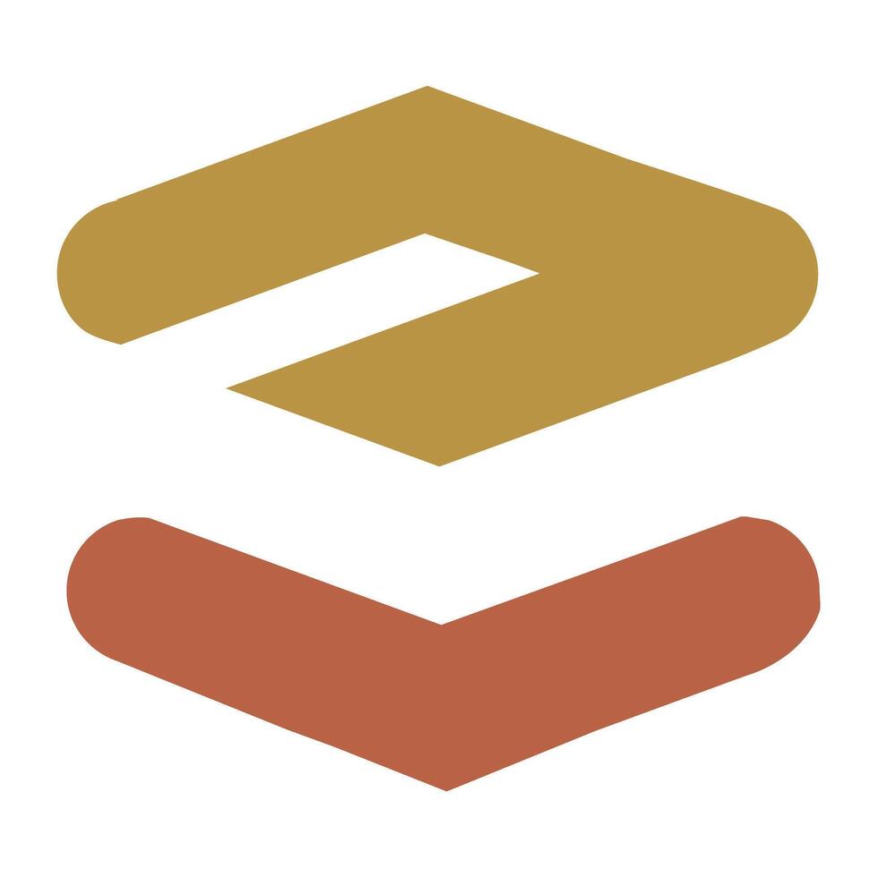 the logo for the company is a yellow and orange square vector