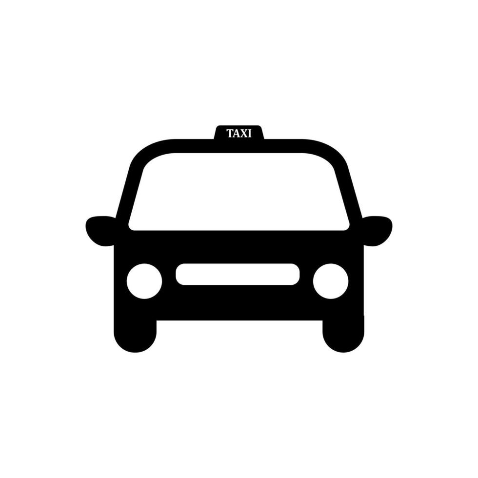 Taxi Icon For Mobile vector