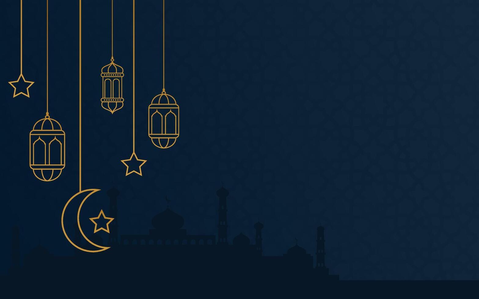 Ramadan Kareem Background Illustration. Best for Islamic Design vector