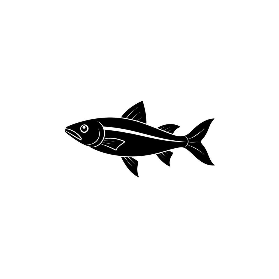 Fish icon illustration vector