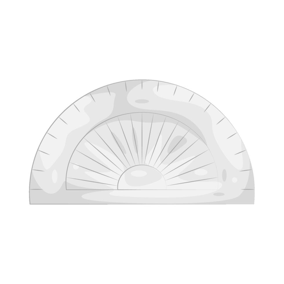 Illustration of protractor vector
