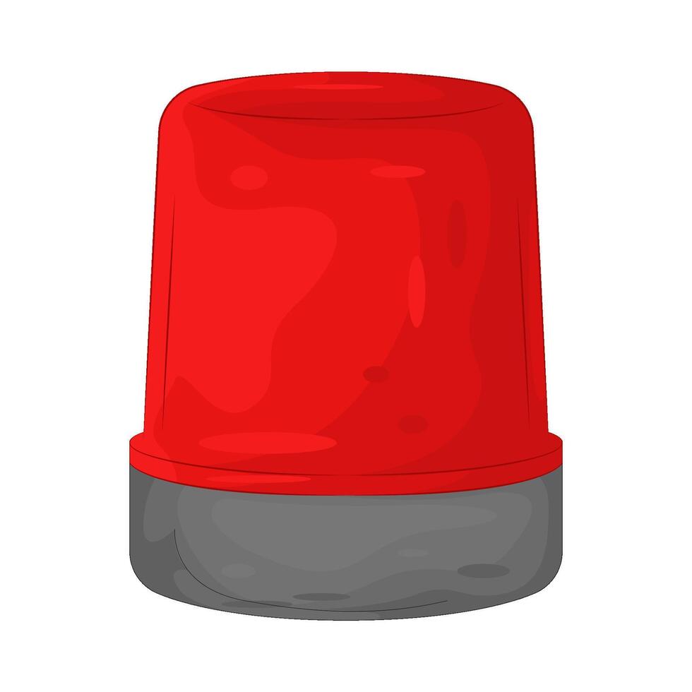 Illustration of Siren Light vector