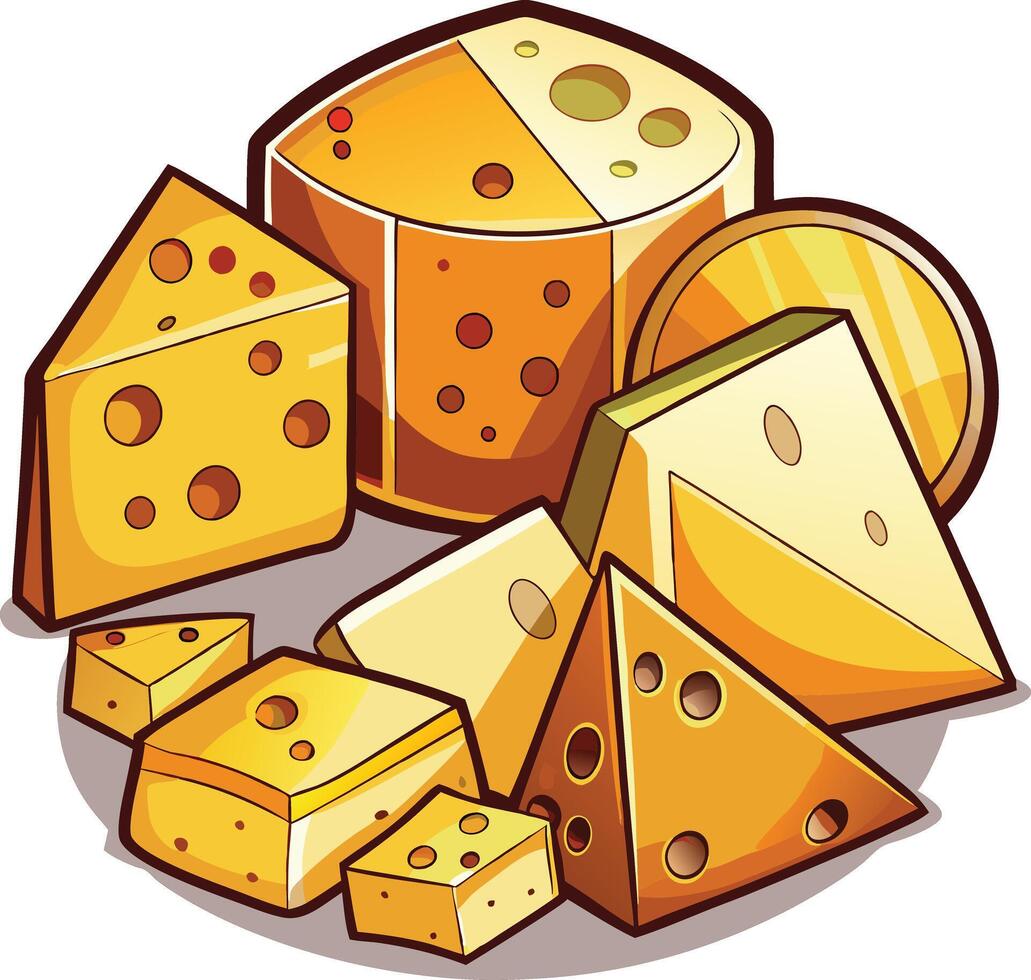 Cheese illustration artwork vector