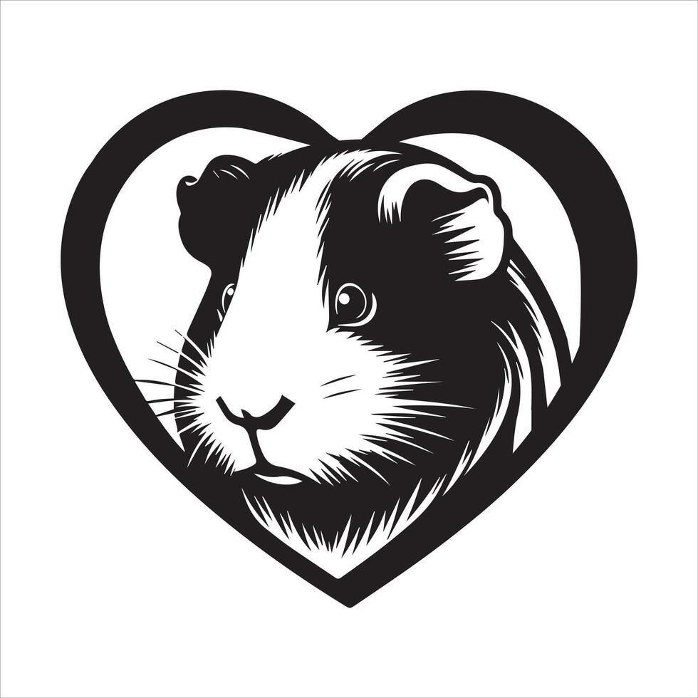 Guinea Pig for Pet Illustrations Isolated on White vector