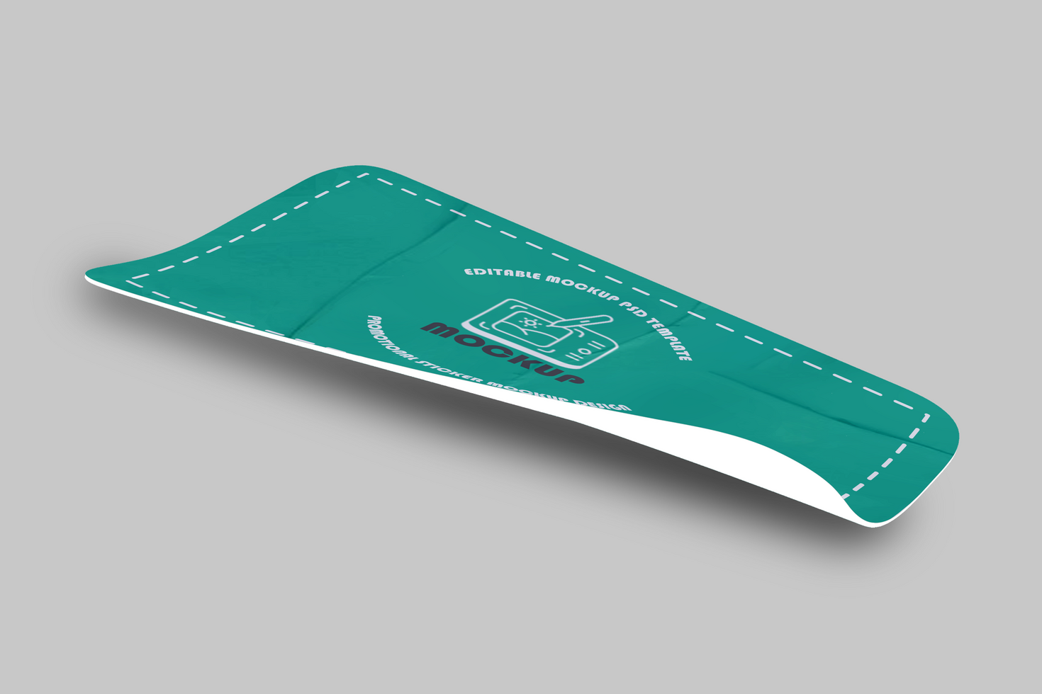 Personalized Sticker Mockup Design Template psd