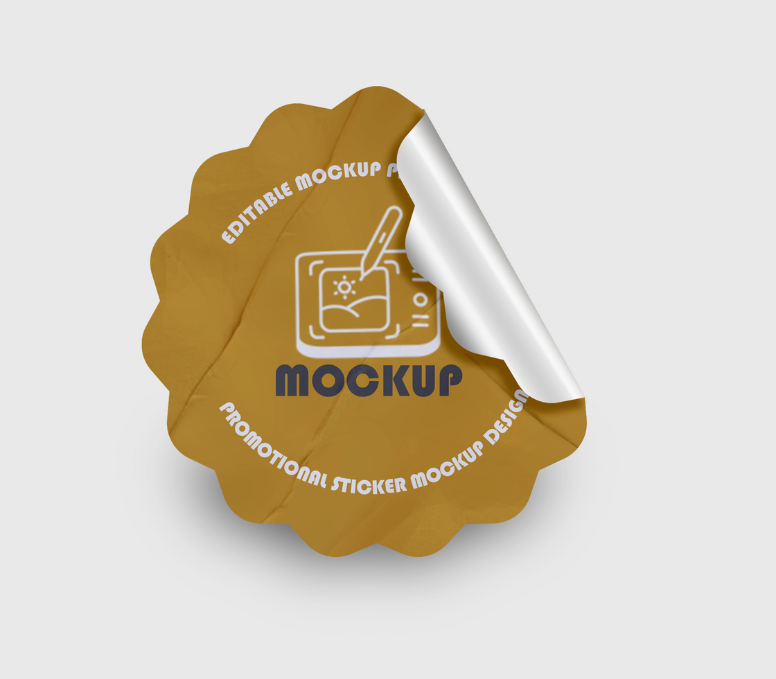 Office Branding Sticker Mockup Design Template psd