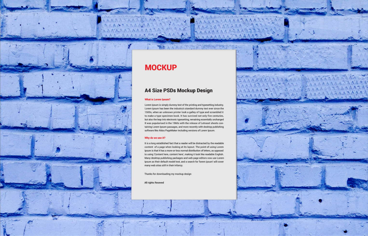 invoice Letterhead Menu poster flyer or Letter mockup psd