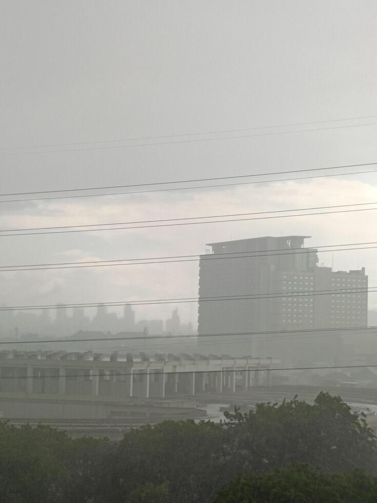 Misty and foggy afternoon photo