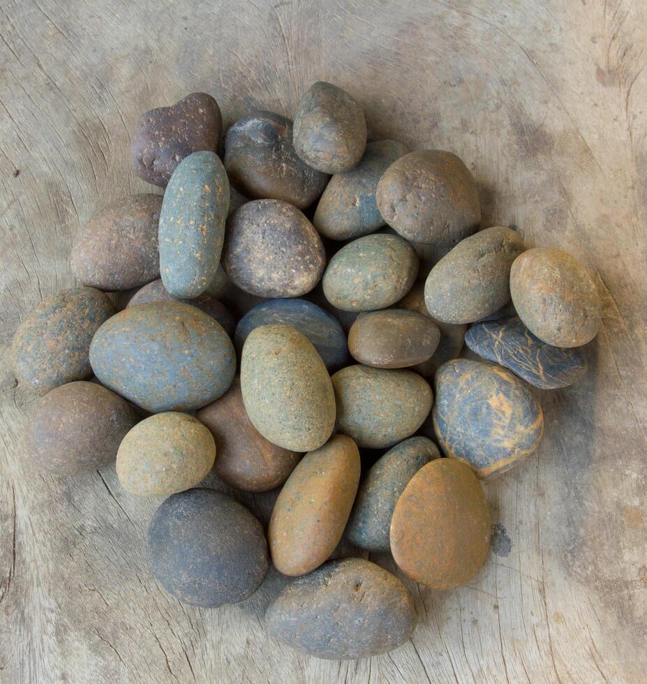 stones and wood photo