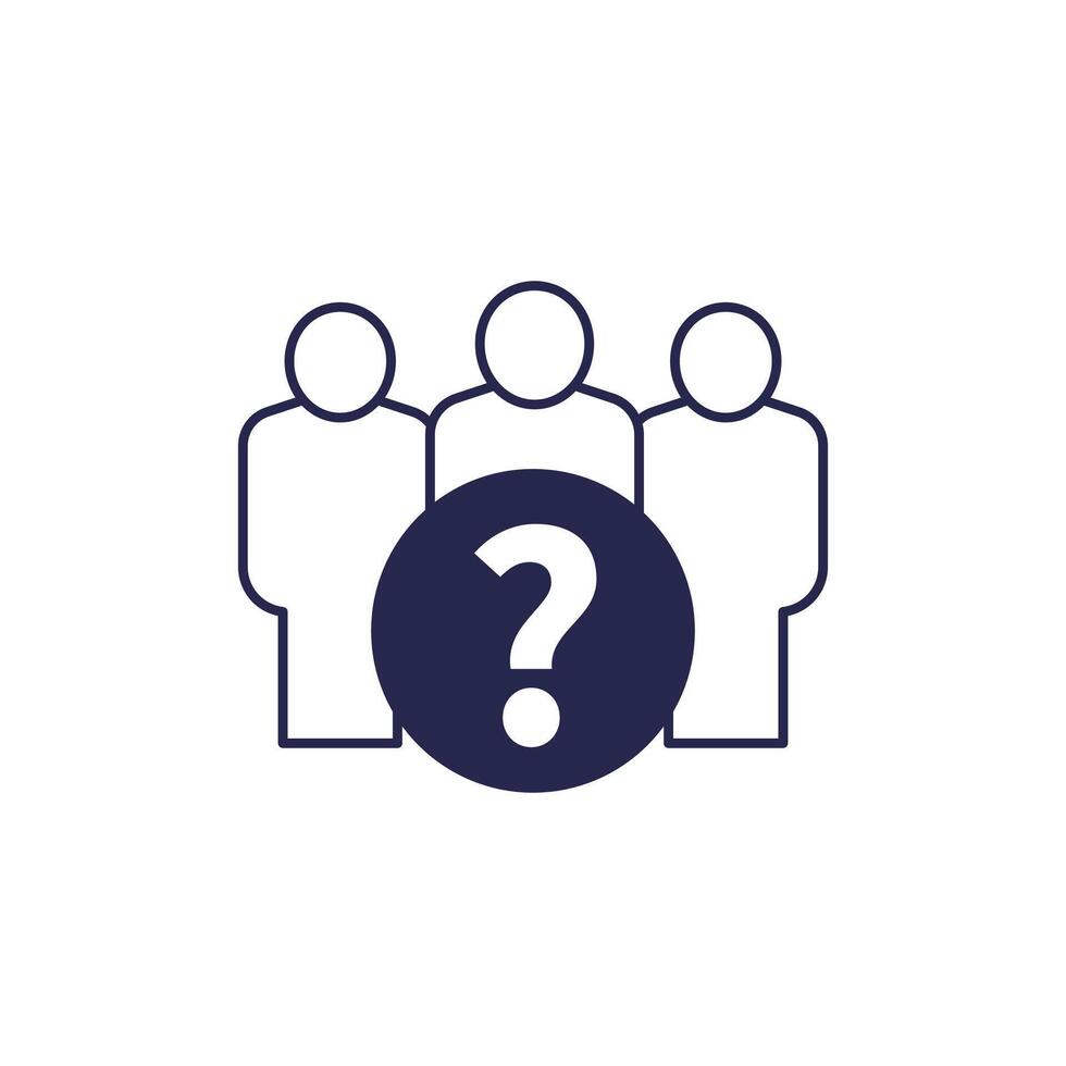 briefing for a team icon vector