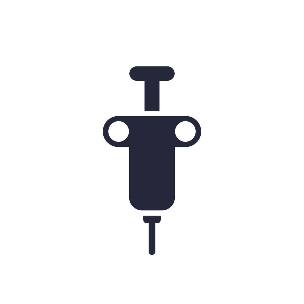 biopsy icon, pictogram on white vector