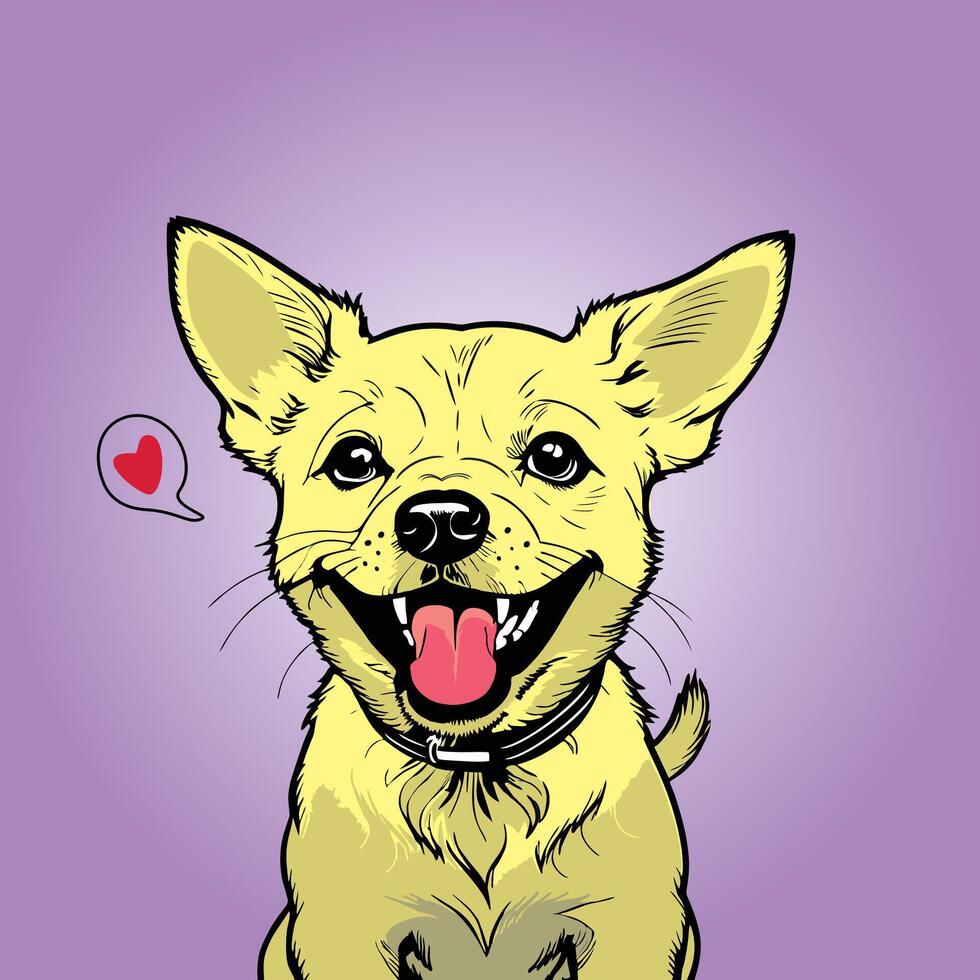 dog pet illustration vector