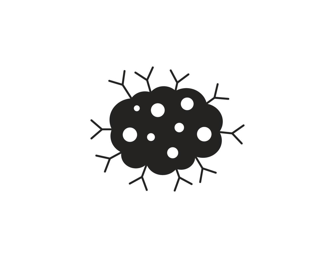 Tumor, Cancer disease, Oncology, Symbol icon. vector