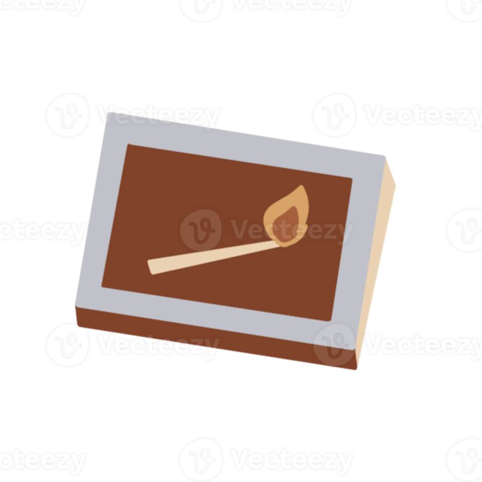 A matchstick in a box with a lighter png