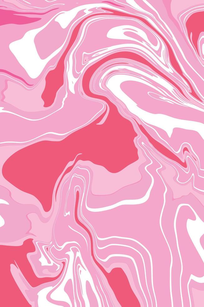 pink red abstract liquid marble background vector
