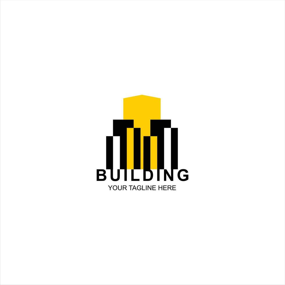 letter mm logo icon for building or company with creative illustration vector