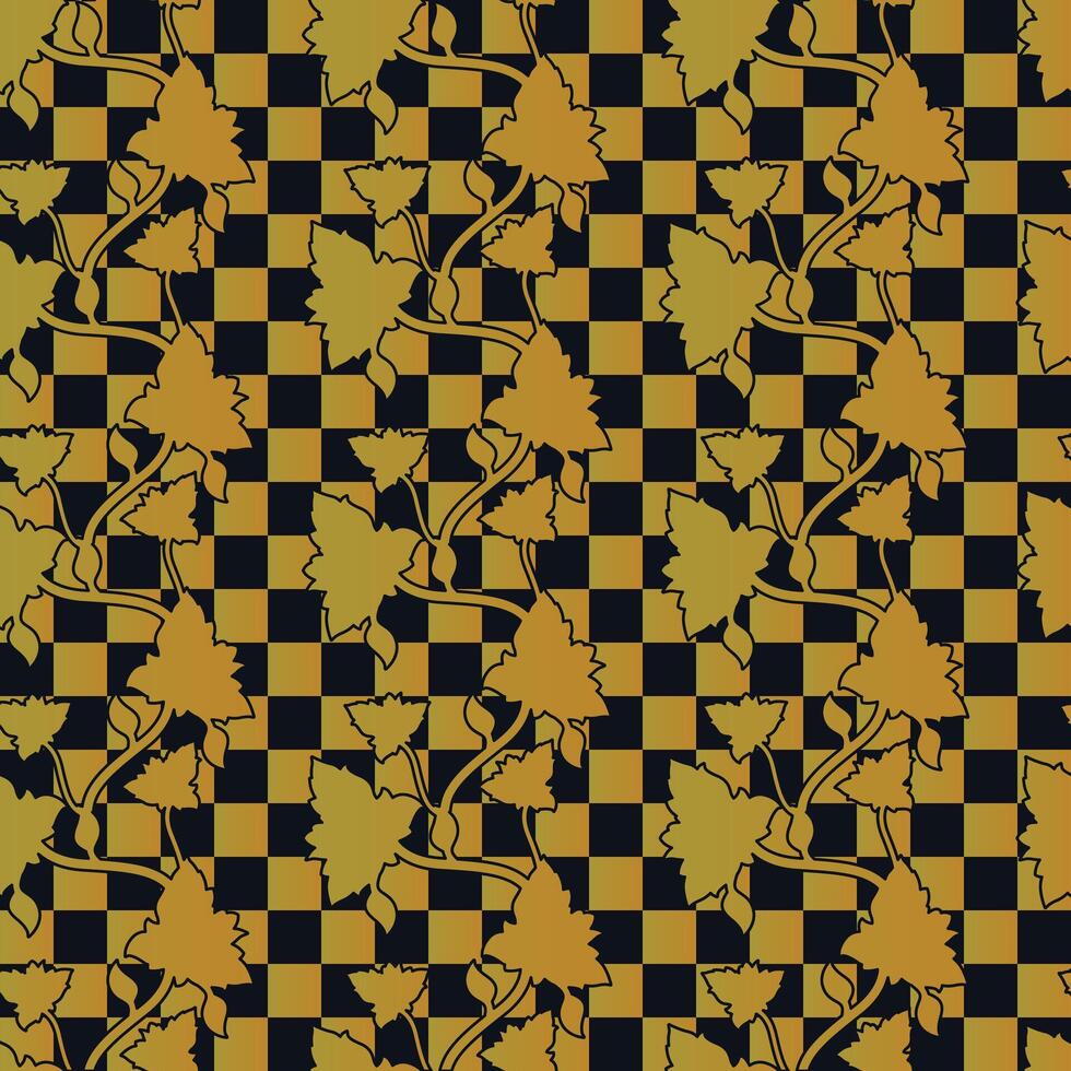 Elegant Beautiful gold black Pattern Design vector