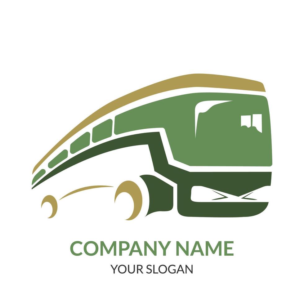 Bus logo design car logos template vector