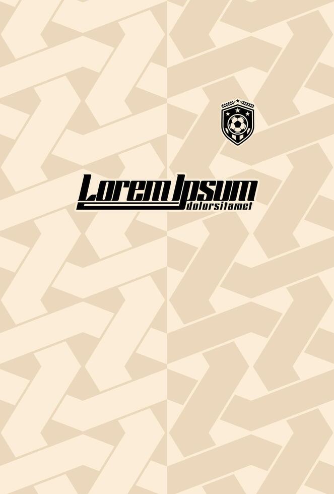 Abstract background for sports jersey pattern craem zig zag vector