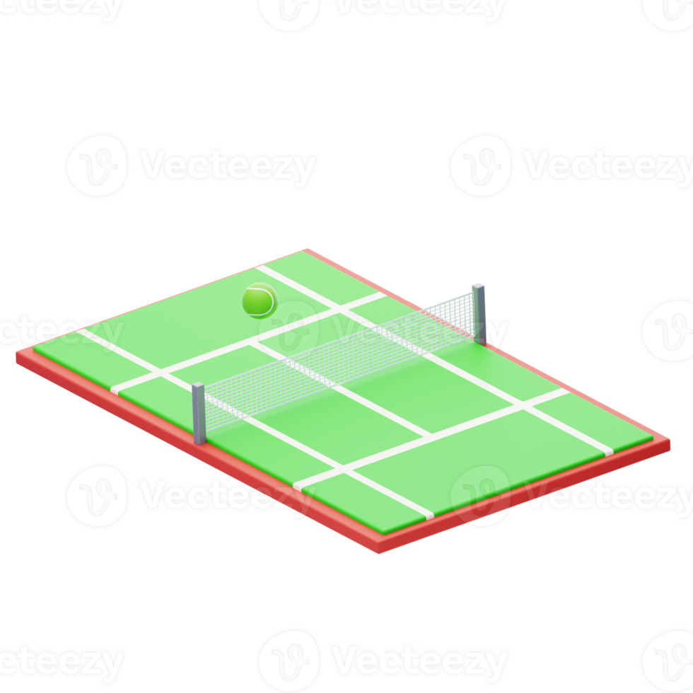 Tennis Court 3D Icon png