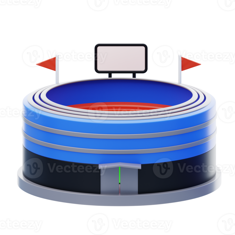 Cricket Stadium 3D Icon png