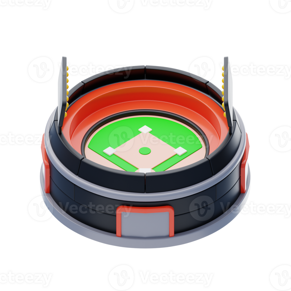 Baseball Stadium 3D Icon png