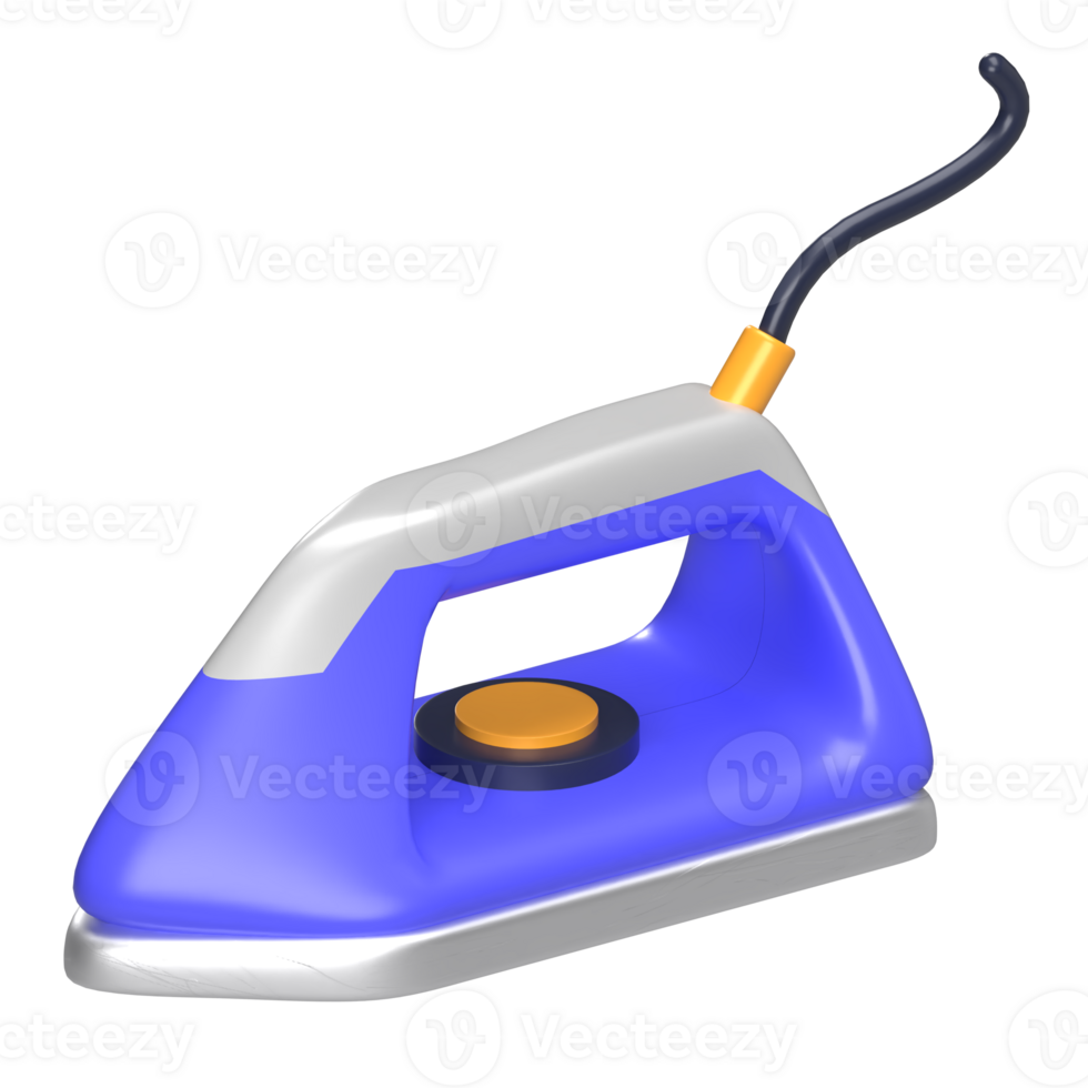 Iron 3D icon png