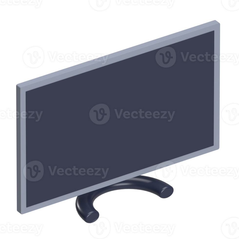 Computer Display 3D Icon png