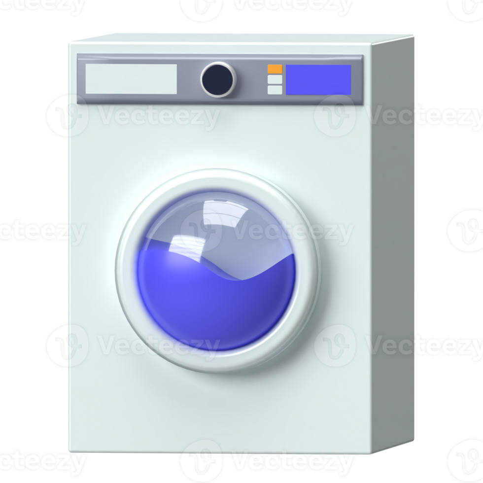 Washing Machine 3D Icon png