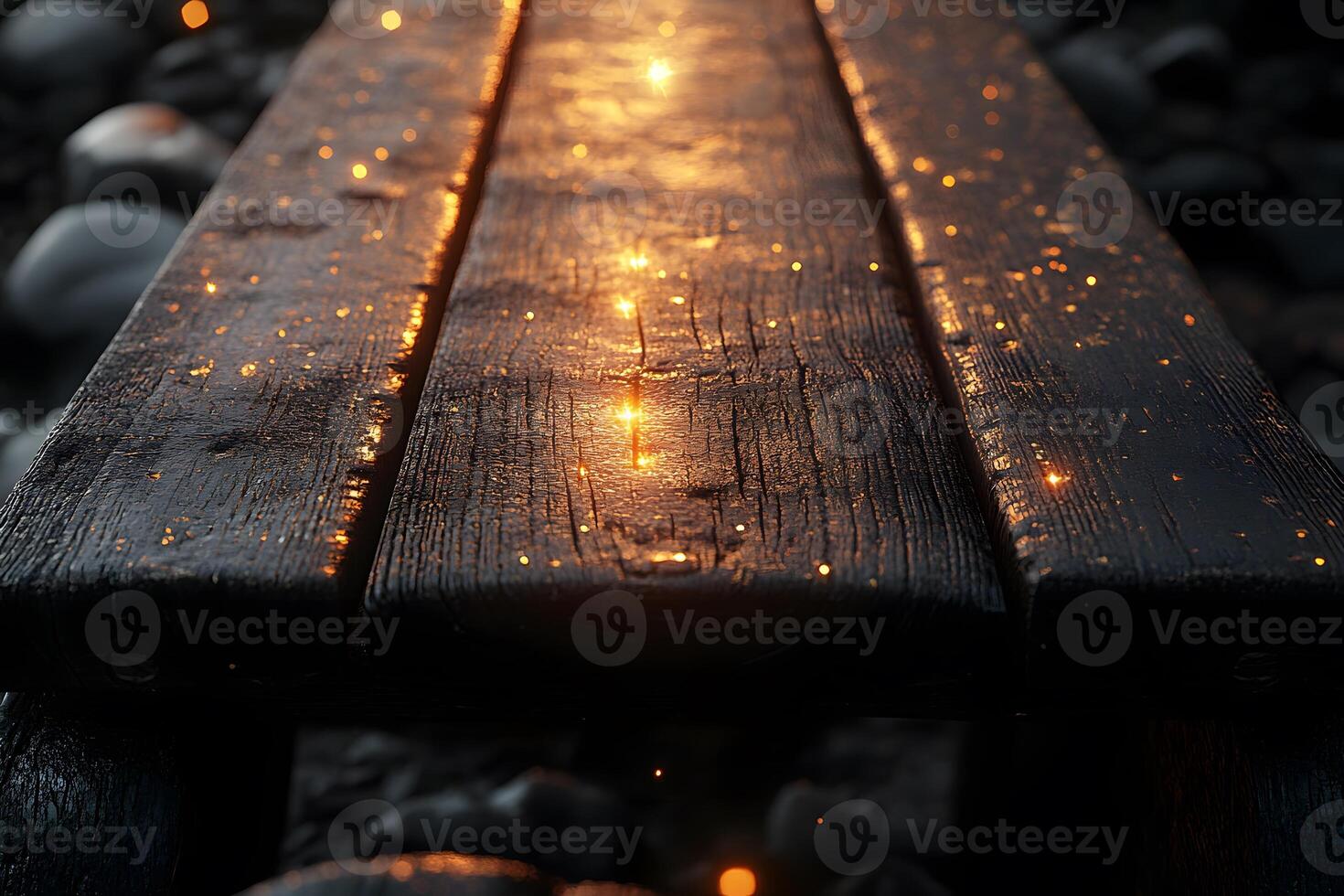 Twilight Sparkle on Rustic Wooden Bench for Nature-Themed Design photo