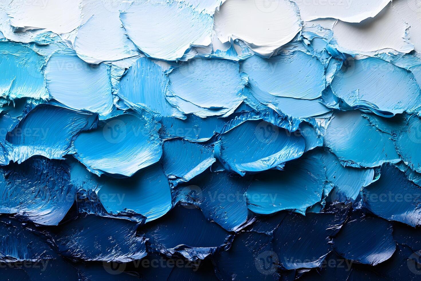 Gradient of Blue Abstract Oil Paint Texture in Cool Tones for Art Design photo