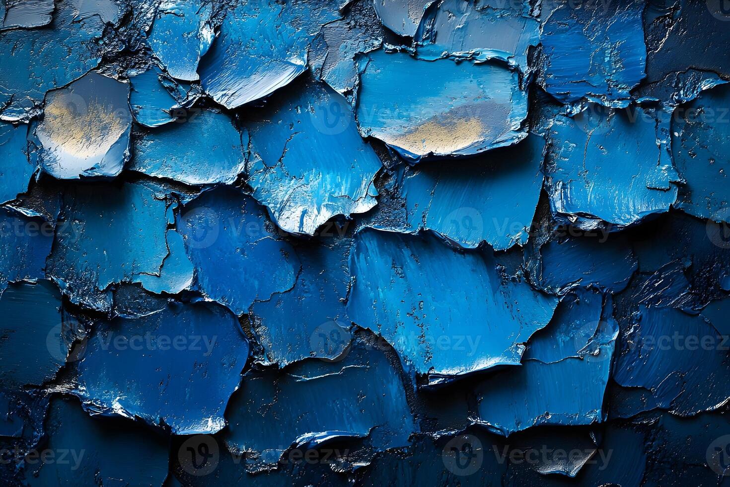 Abstract Blue Textured Paint Layers for Modern Artistic Design and Creative Backgrounds photo