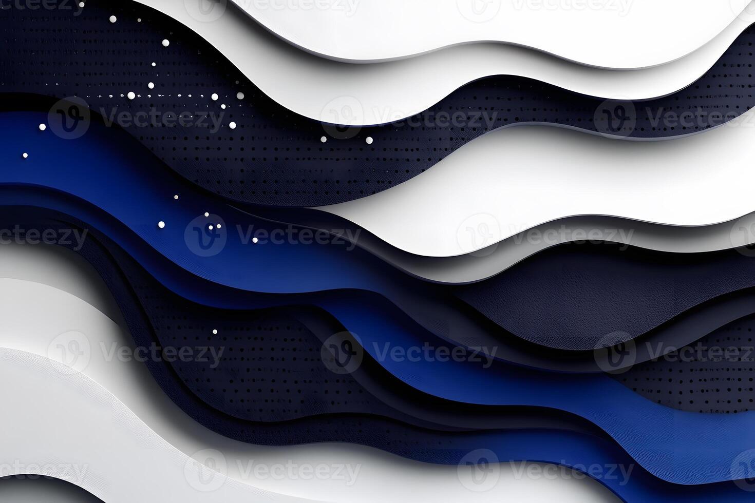 Modern Abstract Wave Design for Print and Digital Media photo