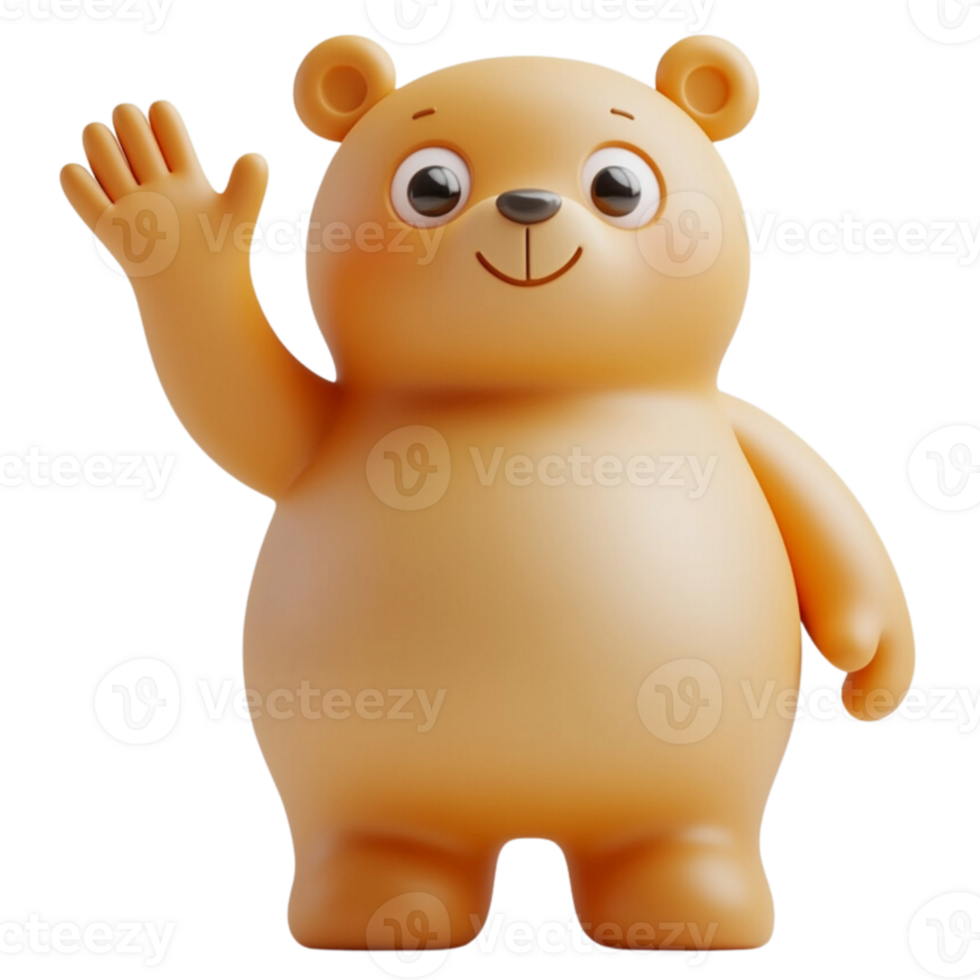 Chubby Cheeks Bear png