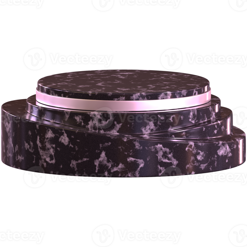 Cylinder Podium With Variation Stack png
