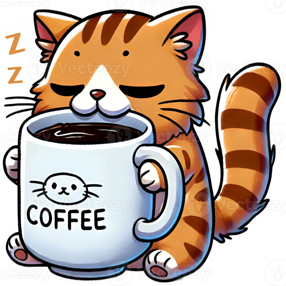 Coffee First Meow Later png
