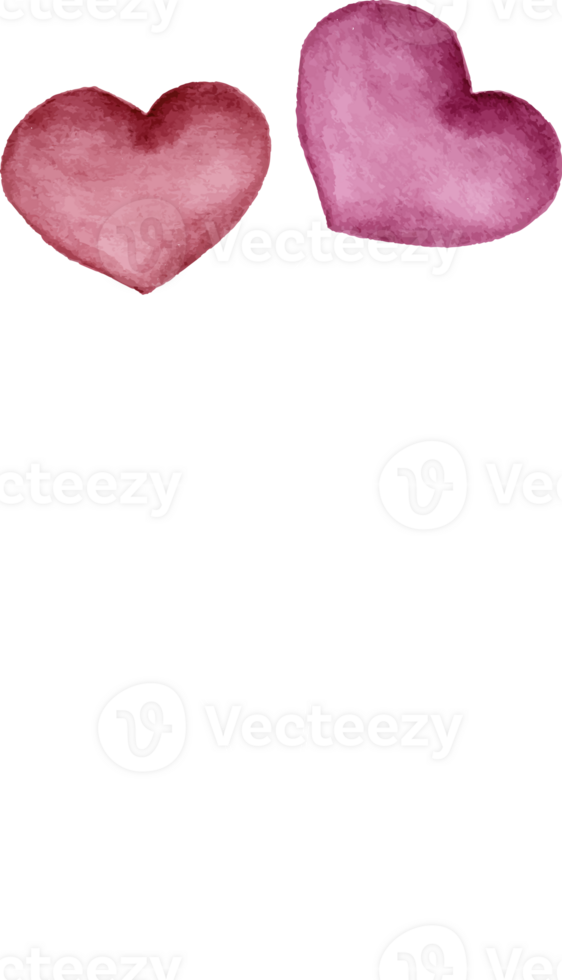 two heart shaped balloons on transparent background png