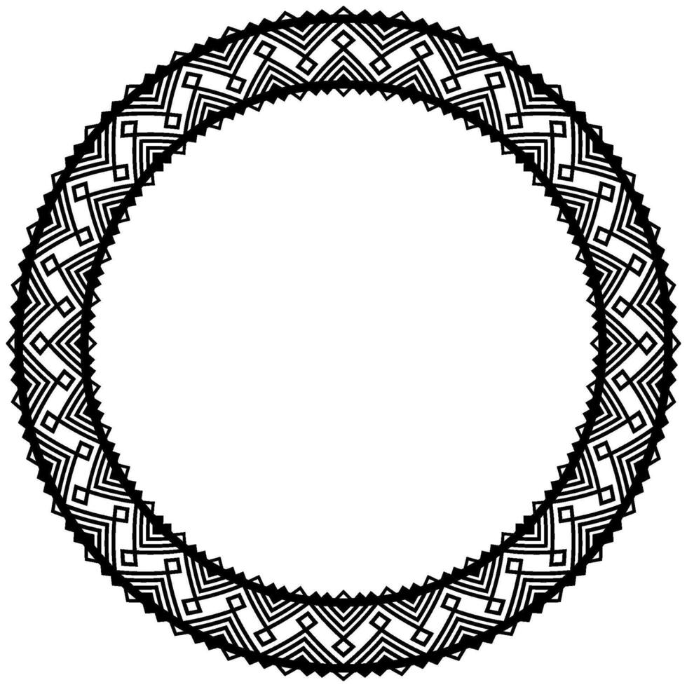 Medieval Frame Border Design for Historical and Timeless Home Decor. vector