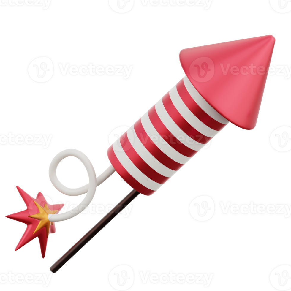 Firework 3D Icon png