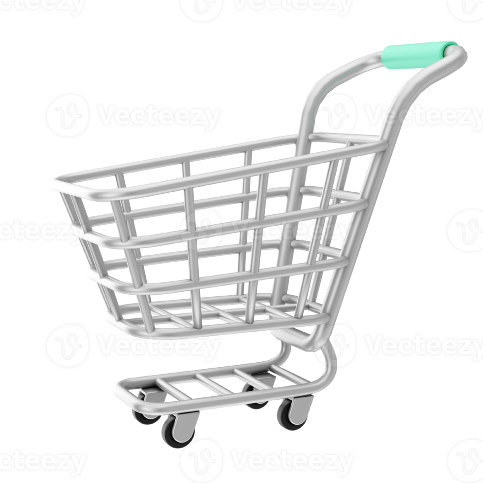 Shopping Cart 3D Icon png
